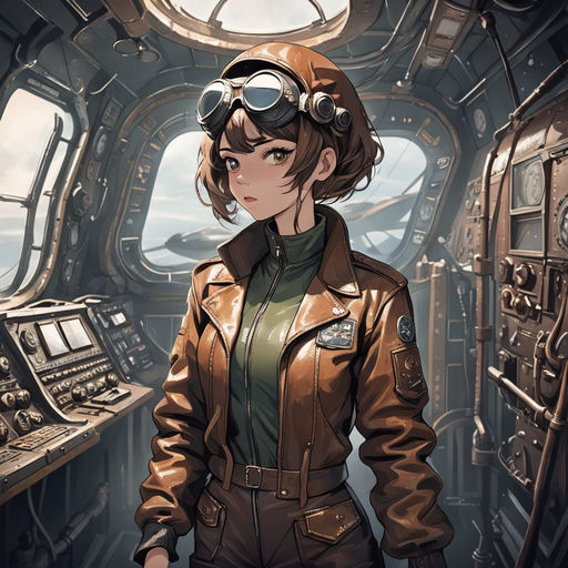 Dajana Borowiec - Pilot anime girl