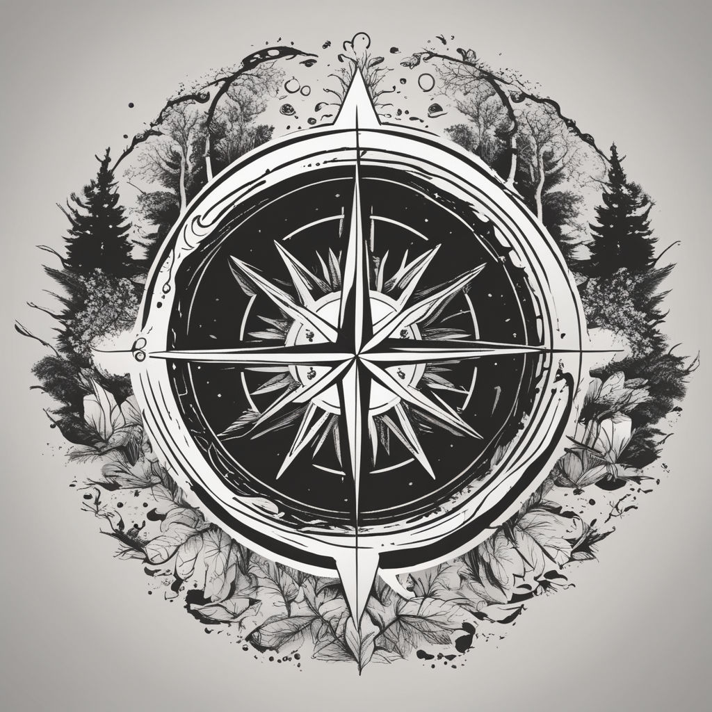 Compass | Compass rose tattoo, Chest tattoo compass, Compass tattoo design