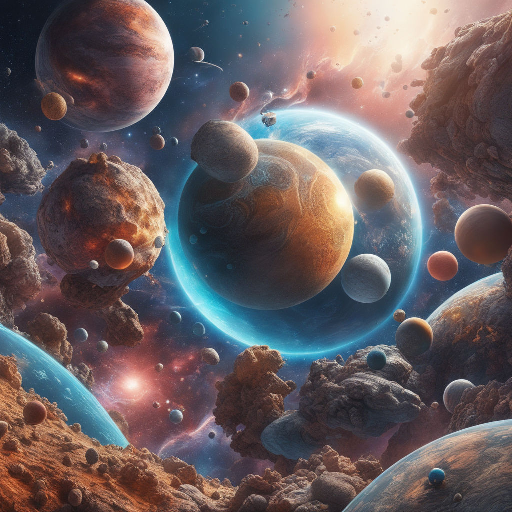 planets with faces wallpaper