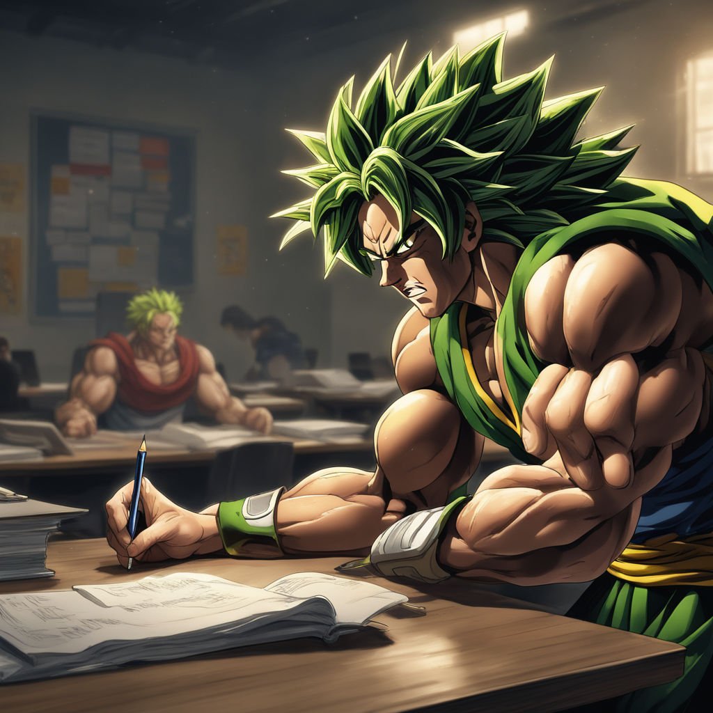 Well drawn muscular Anime - Playground