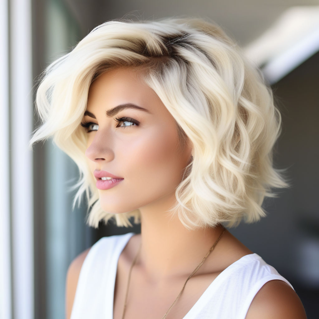 Short Pixie Cut Curly Black Bob Closure Lady Wig with Bleached Knot - China  Human Hair and Human Hair Wig price | Made-in-China.com