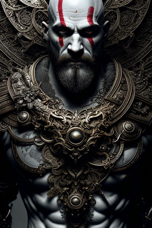 kratos armor drawing