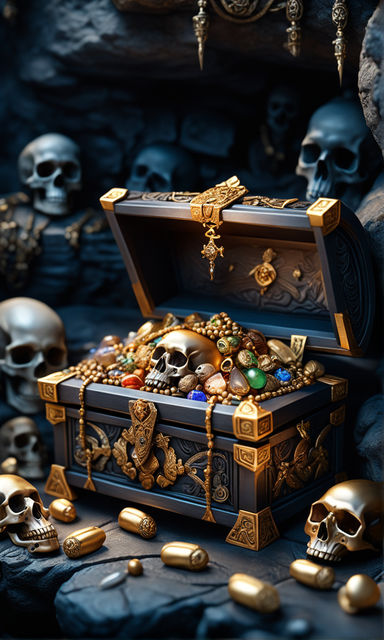 treasure chest background