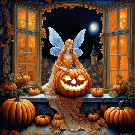 halloween fairies wallpaper