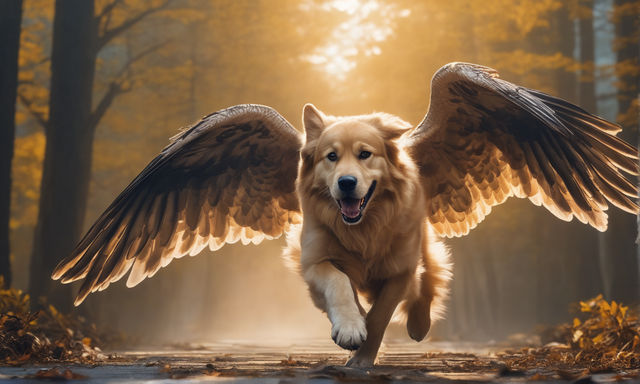 dogs with wings
