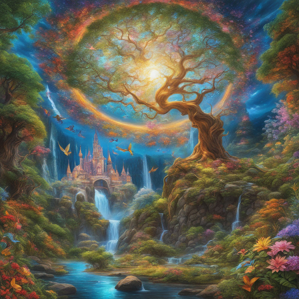 Dream world, world, fantasy, paradise, dream, HD wallpaper