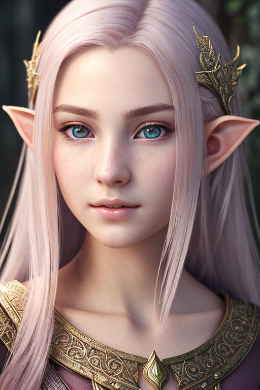 In The Style Of Realistic Hyper Detailed Portraits Background, Picture Of A  Elf Background Image And Wallpaper for Free Download