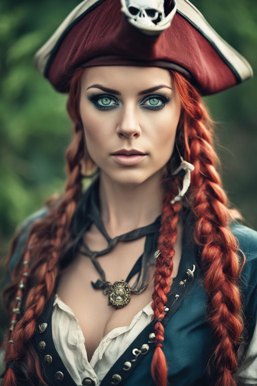 pirate woman hair