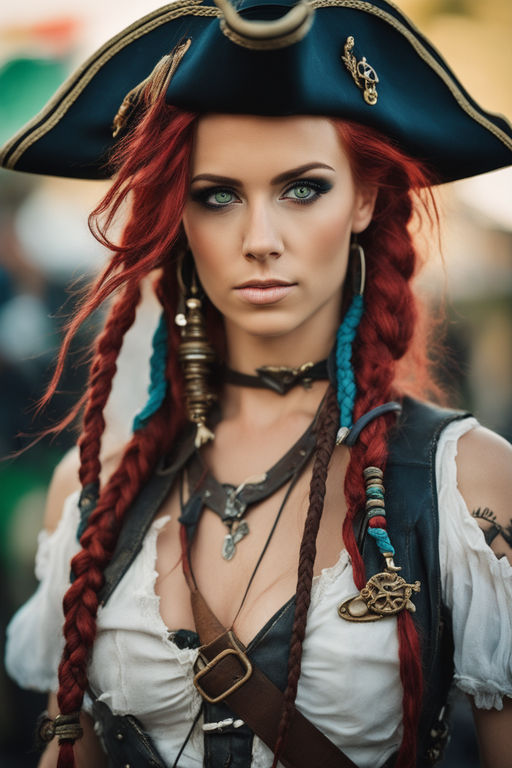 pirate woman hair