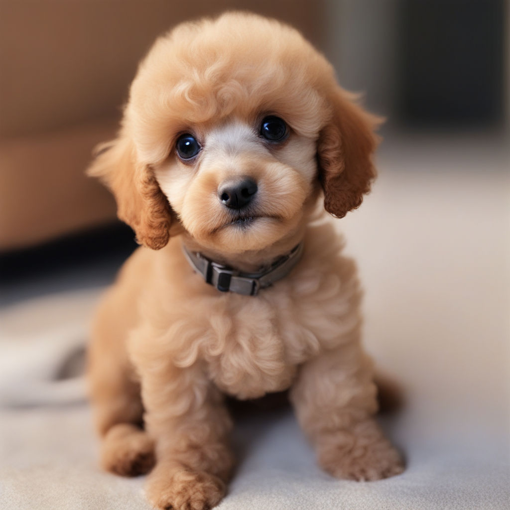 Fuzzy Puppy Toy Poodle