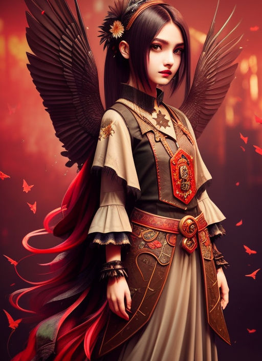 ArtStation  Fallen Angel anime art