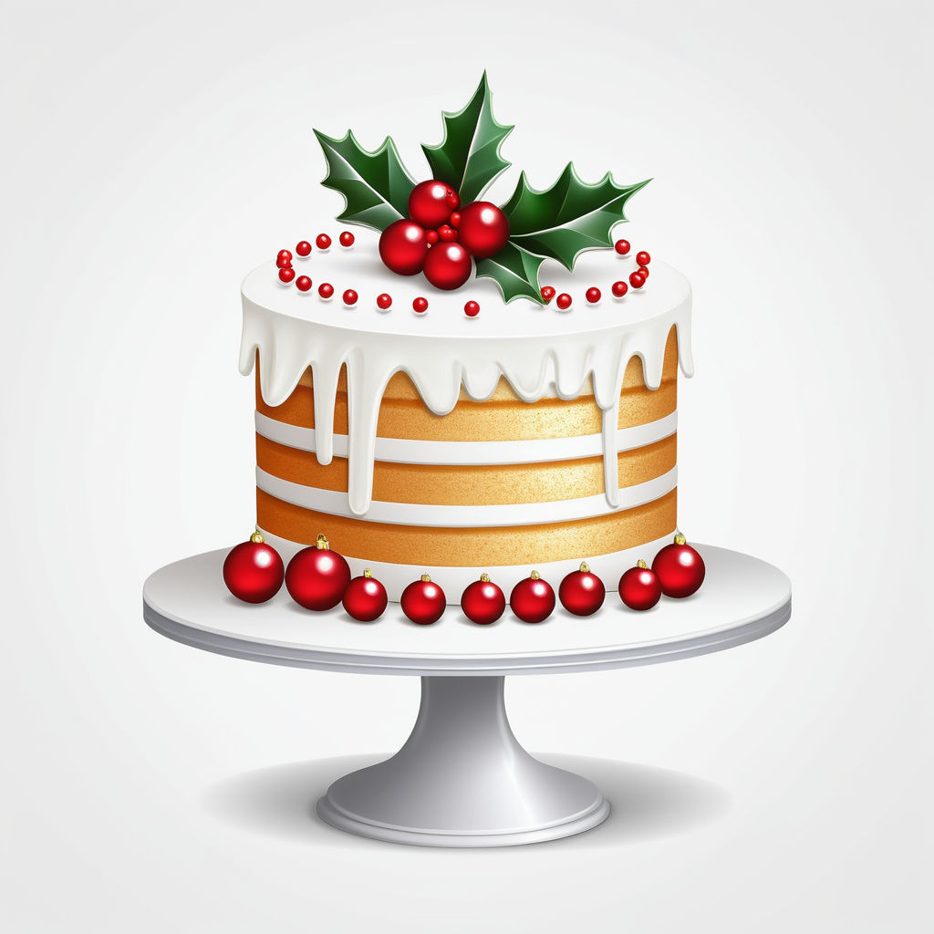 Image of Christmas Fruit And Honey Cake Illustration-WN593788-Picxy
