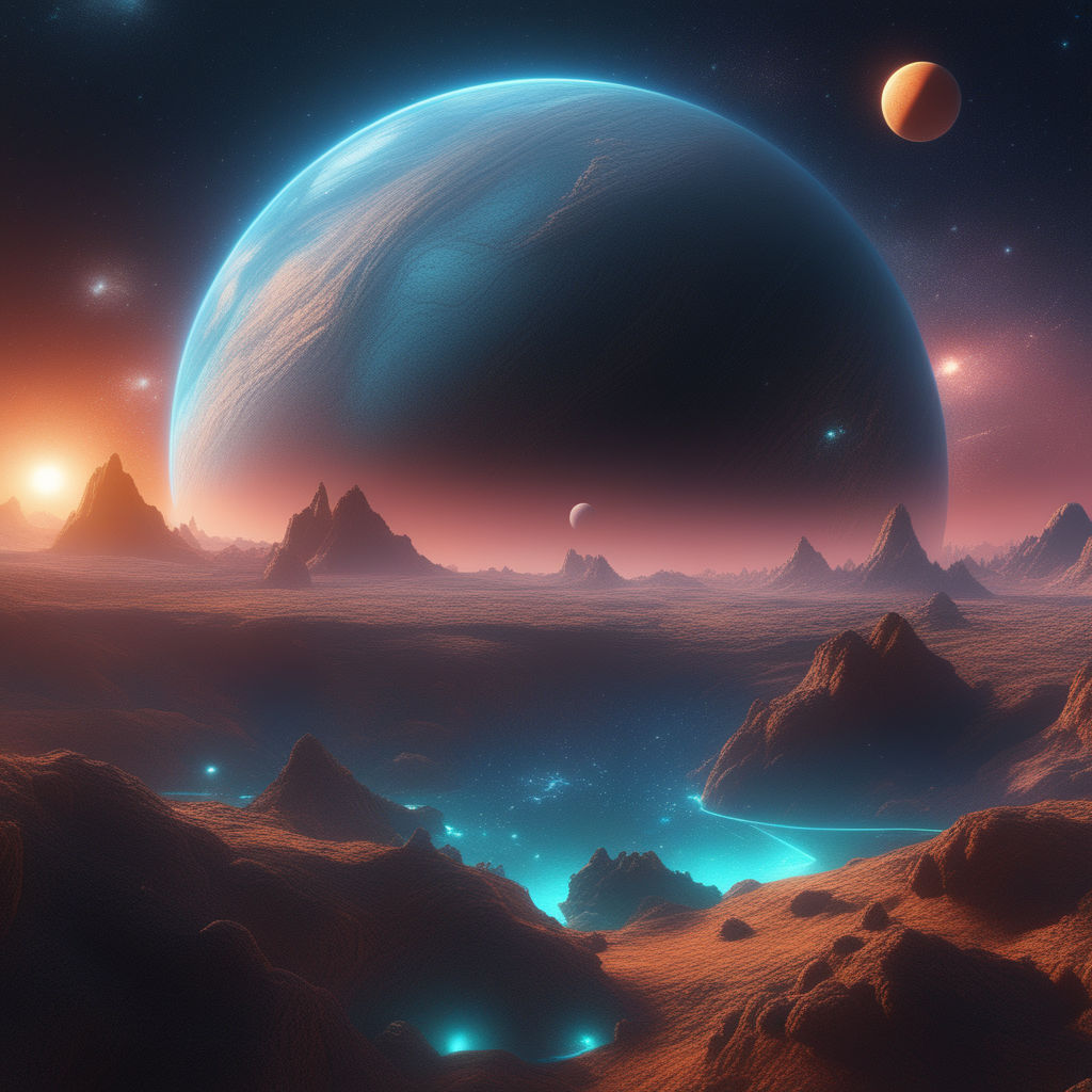 View from Desolate Planet Desktop Wallpaper - Space Wallpaper 4K