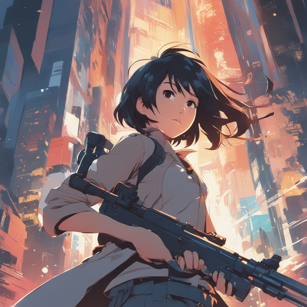 KREA - Anime girl wearing a Military Uniform, highly detailed, HDR, sharp  focus, 4k, anime art style, digital painting, cute
