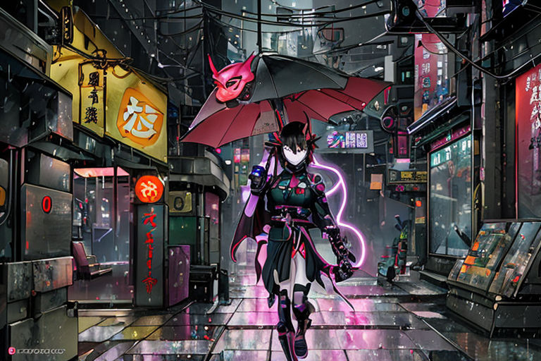 Steam Workshop::Tanjiro Cyberpunk Anime Wallpaper 4K - Animated