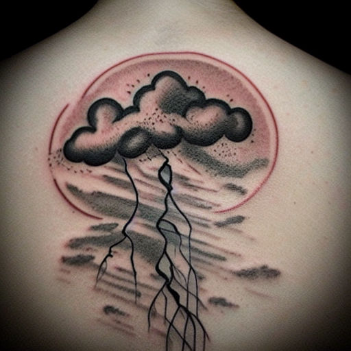 Top 30 Cloud Chest Tattoos For Men