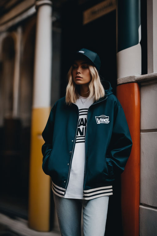 brand identity book of a streetwear brand with models posing in streetwear  clothing - Playground