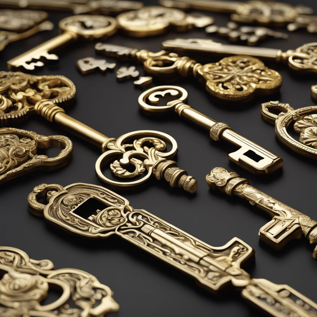 Our Most Common Brass Skeleton Key | charleston-hardware