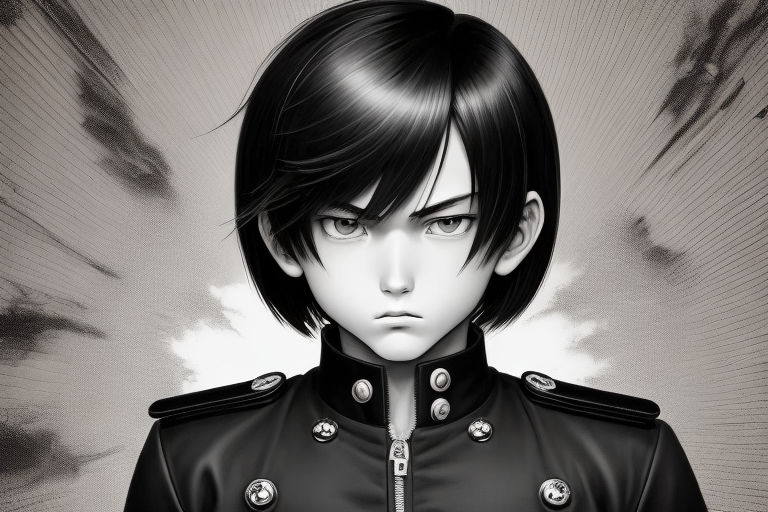 soft white and black negative edgy aesthetic anime profile picture