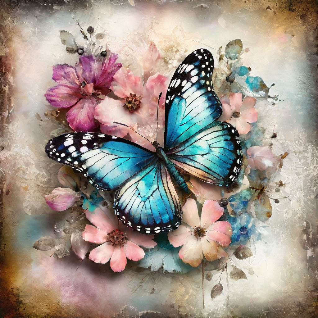 Charming Butterfly - Glow in the Dark Diamond Painting