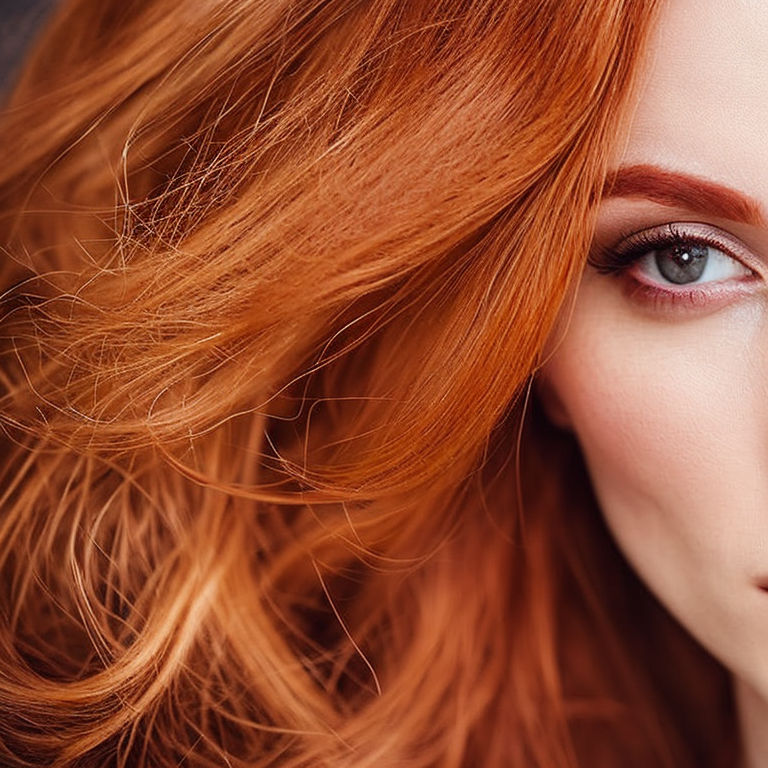 A beautiful 30-year-old woman red hair - Playground