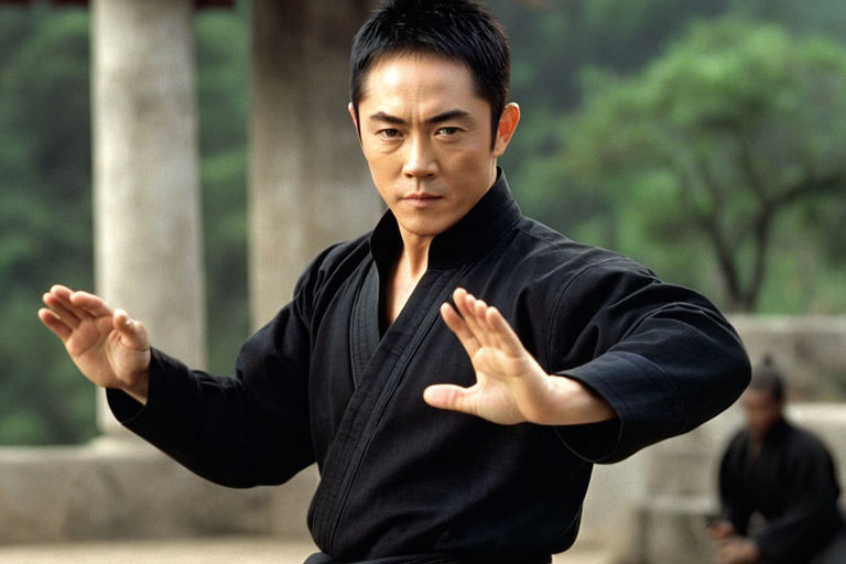 Chinese kungfu star Jet Li poses during a press conference of his new  movie, Badges of Fury, in Beijing, China, 16 May 2013 Stock Photo - Alamy