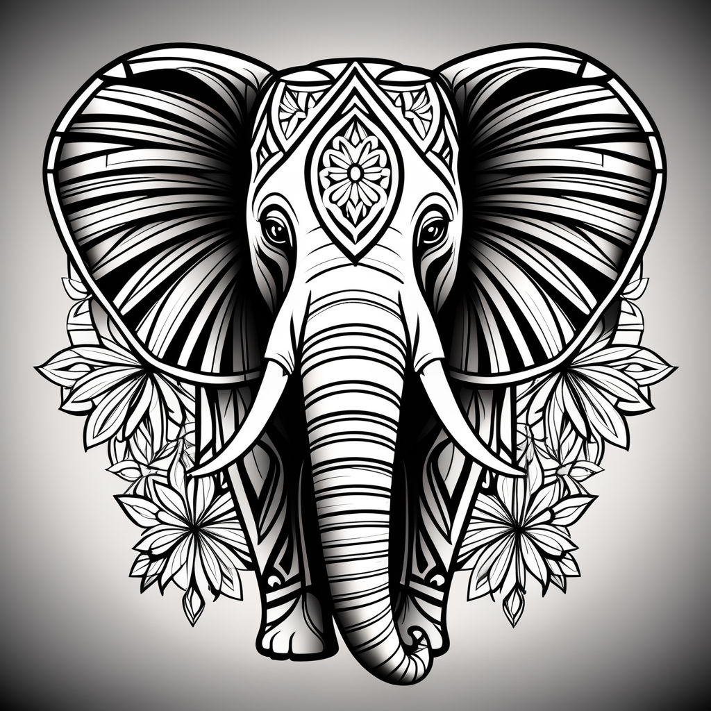 Elephant Tattoo Posters for Sale | Redbubble