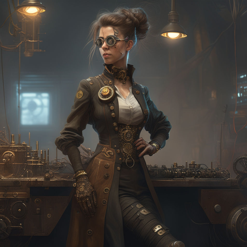 steampunk inventor