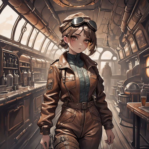 prompthunt: anime mech style beautiful female mech pilot suit