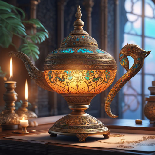 Aladdin Genie Lamp - Gondola