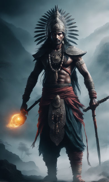 ancient indian warrior