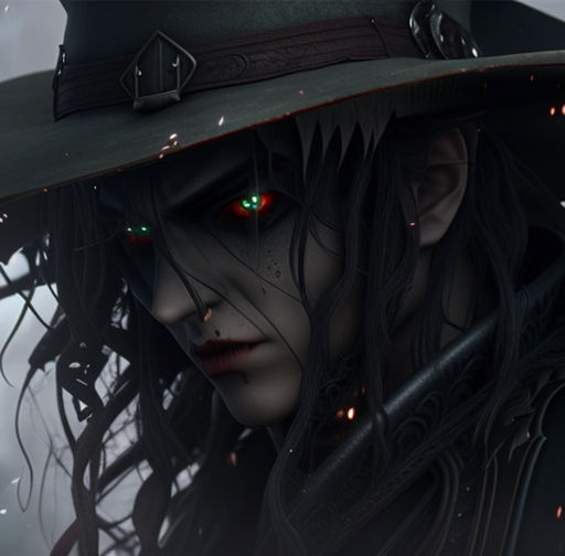 Vanhelsing 2D Art - Vampire Hunter D: Bloodlust