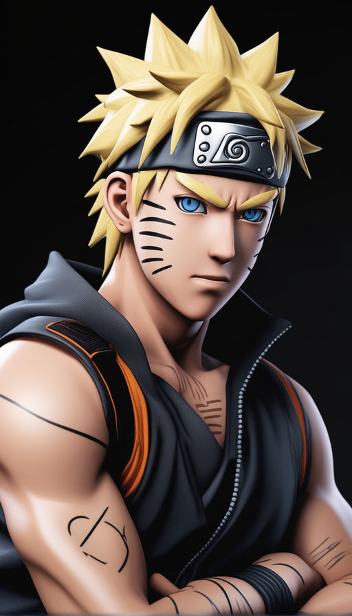 Naruto, Super saiyan, HD, UHD, HDR, Highly detailed