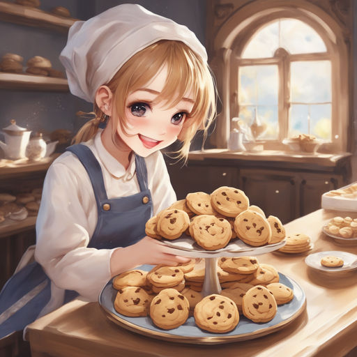 Exploring images in the style of selected image: [♡Complimenting Anime  Girlfriend's baking♡] | PixAI