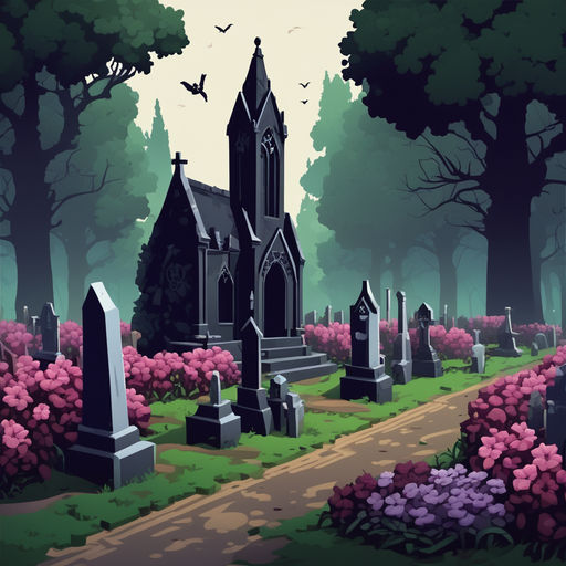 Cemetery, Scenery, Background, Anime Background, Anime Scenery, Visual  Novel Scenery, Visual Novel Backg… | Anime background, Anime scenery, Anime  scenery wallpaper