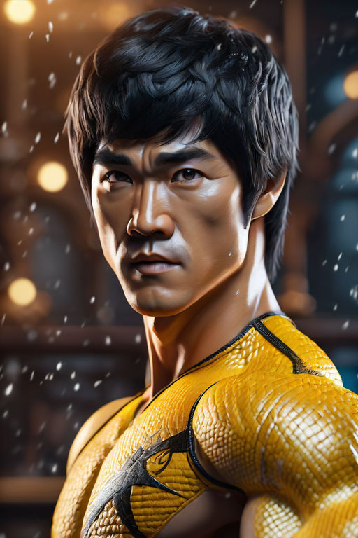 ArtStation - Bruce Lee Speed Draw