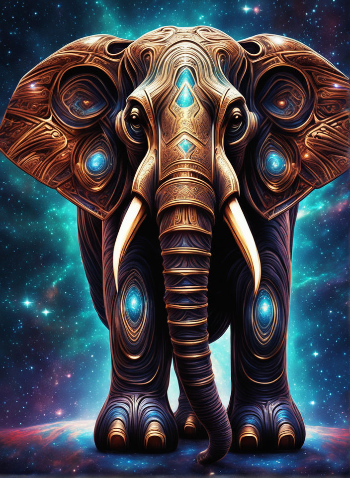 trippy elephant backgrounds