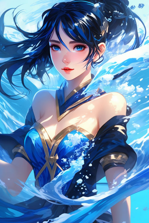 Godess Of Water! | Beauty art drawings, Friend painting, Realistic art