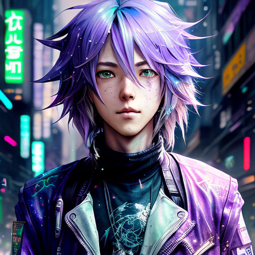 Anime Characters With Purple Hair 