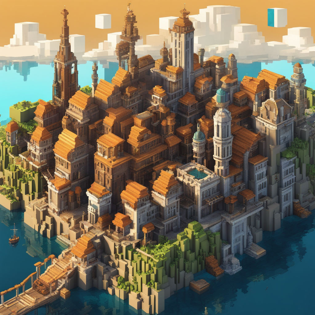 floating city in the sky minecraft