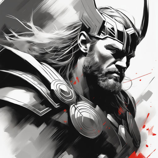 How to Draw Thor Drawing | Easy Thor Sketch Holding Hammer Full Body -  YouTube