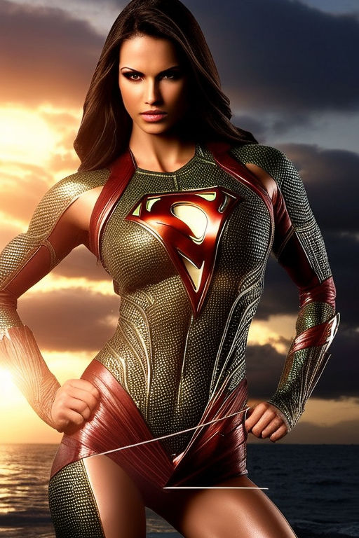 super heroina, flashgirl com roupa  - OpenDream