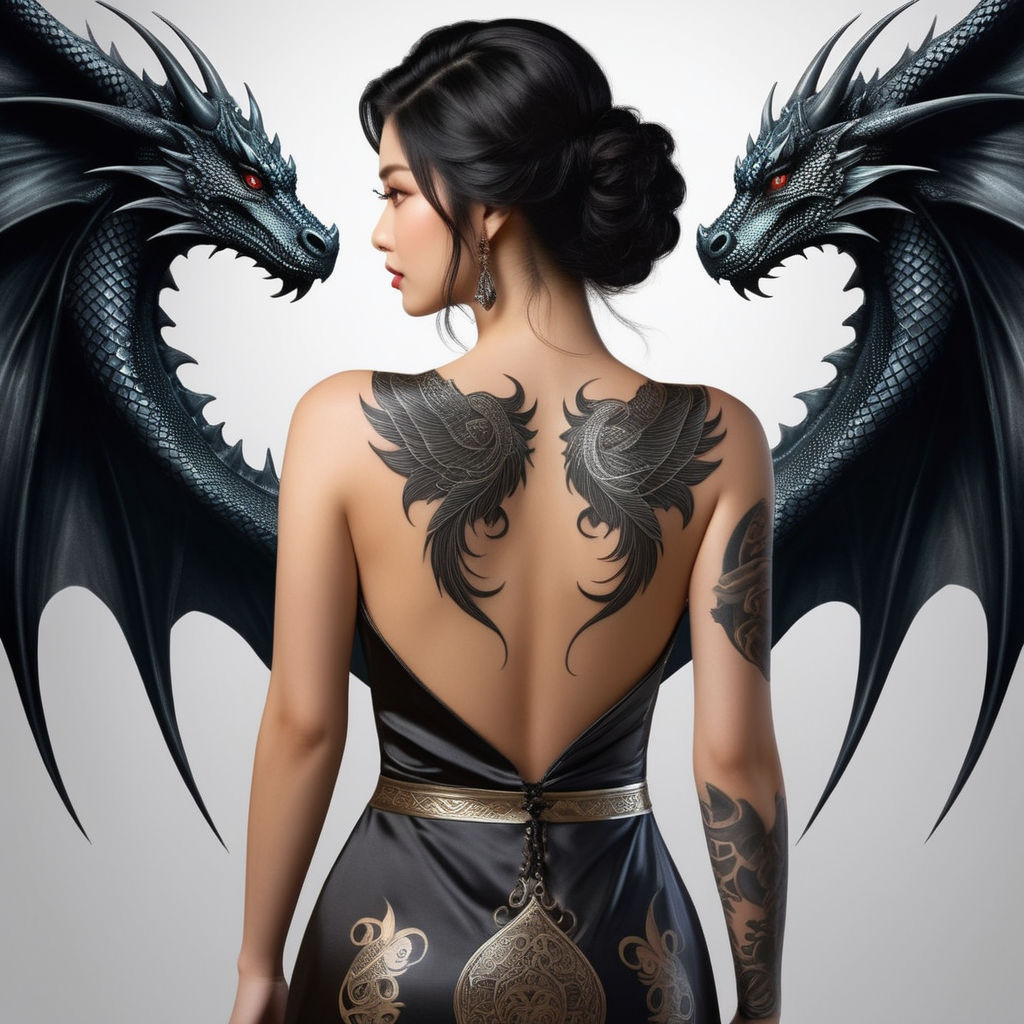 Voorkoms Big Dragon,3D DragonTattoo,and Dragon sword, Tribal Dragon tattoo  Waterproof body Temporary tattoo for all men and women pack of 4 :  Amazon.in: Beauty