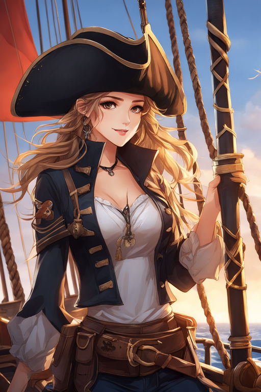 girl pirate anime