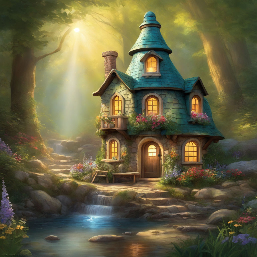 Magical Woodland, Art Prints, Fairy House, Cottagecore Art, Forest Witch,  Whimsical Woodland, Fantasy Decor, Fairy Garden, Gnome Art