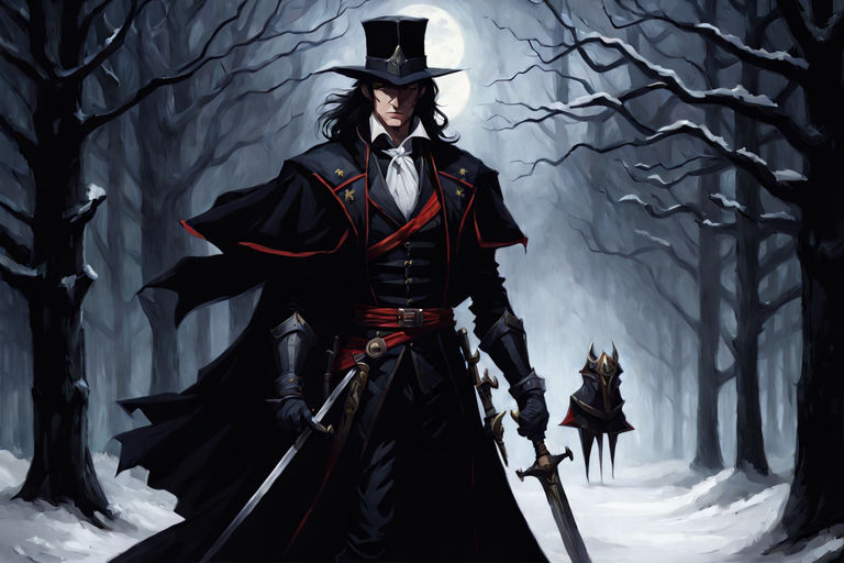 Anime vampire hunter outfit uniform victorian castlevania