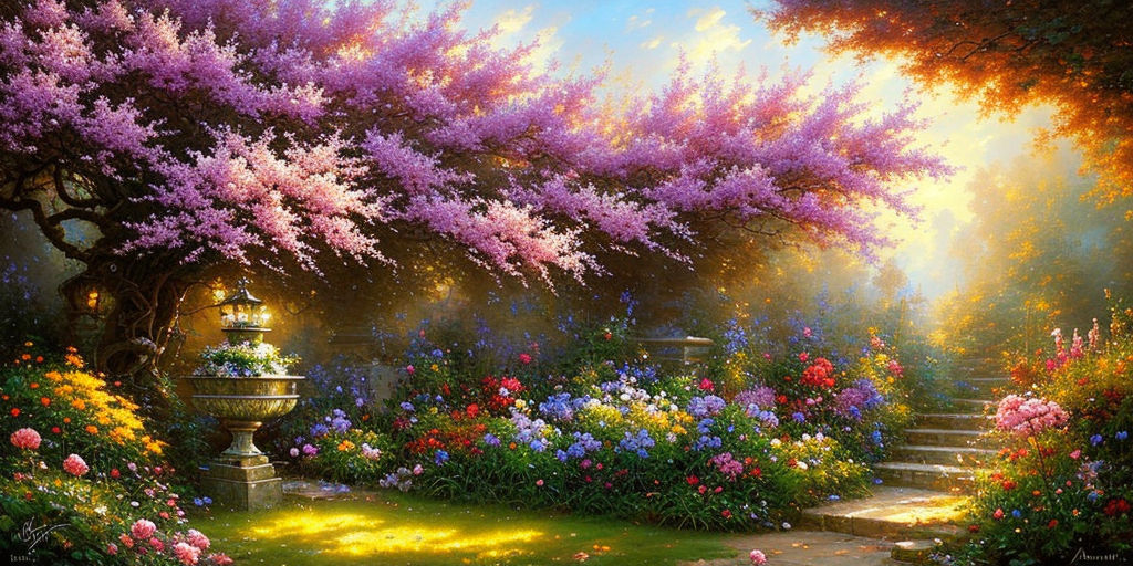 heavenly flowers background