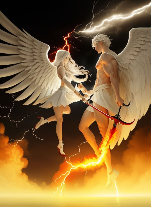 anime angel vs demon