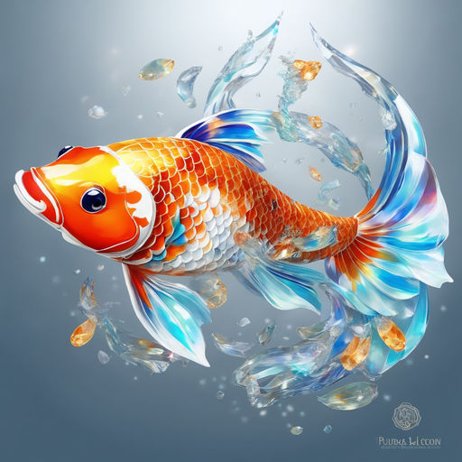 koi fish drawing color