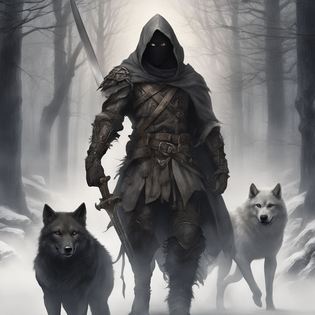 elven ranger wolf